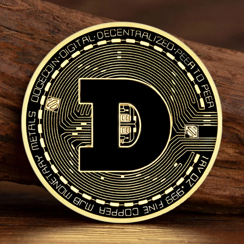 

Коллекционная позолоченная монета Bitcoin