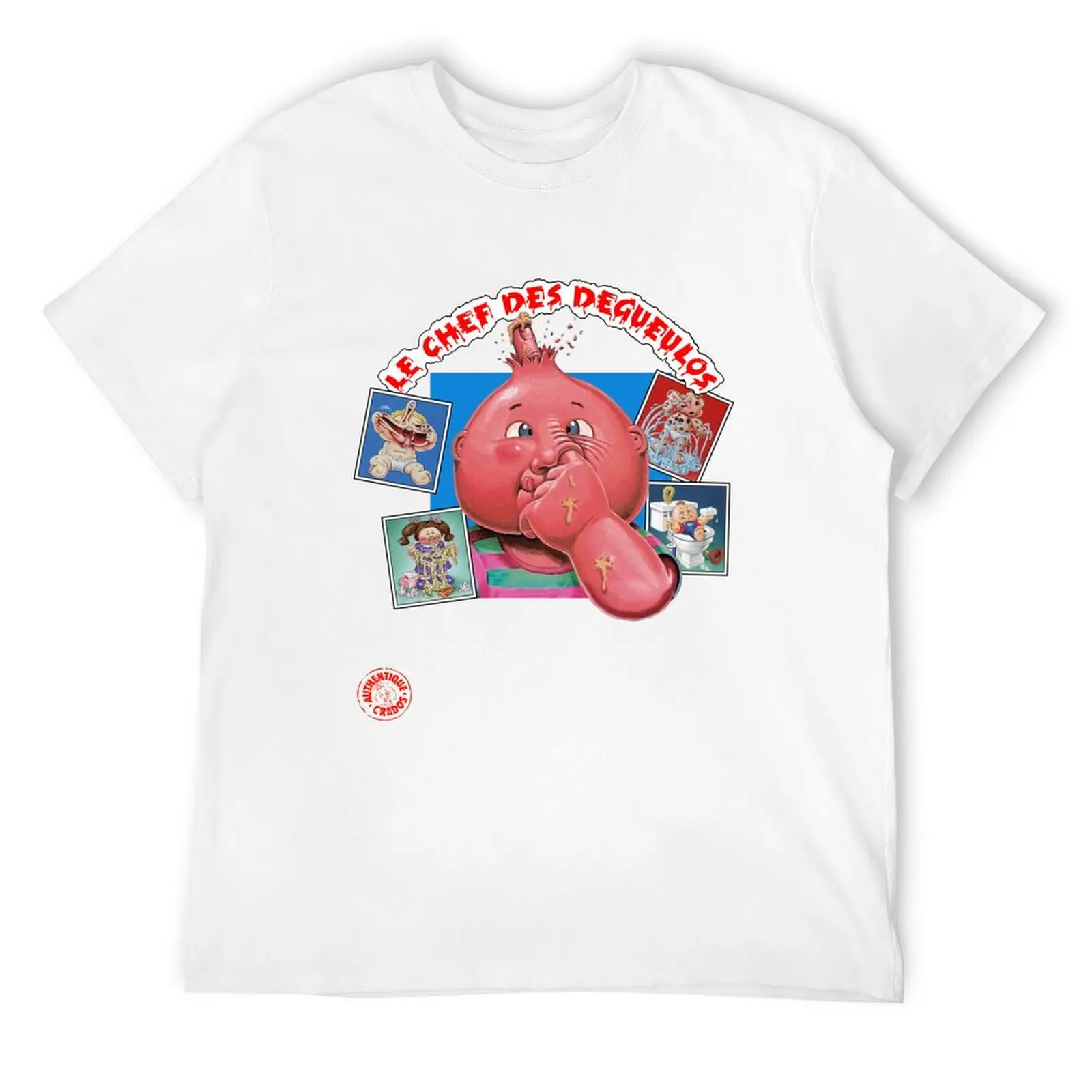 Le Chef des Dégueulos les Crados Французская футболка GPK Эстетическая одежда новые подарки и