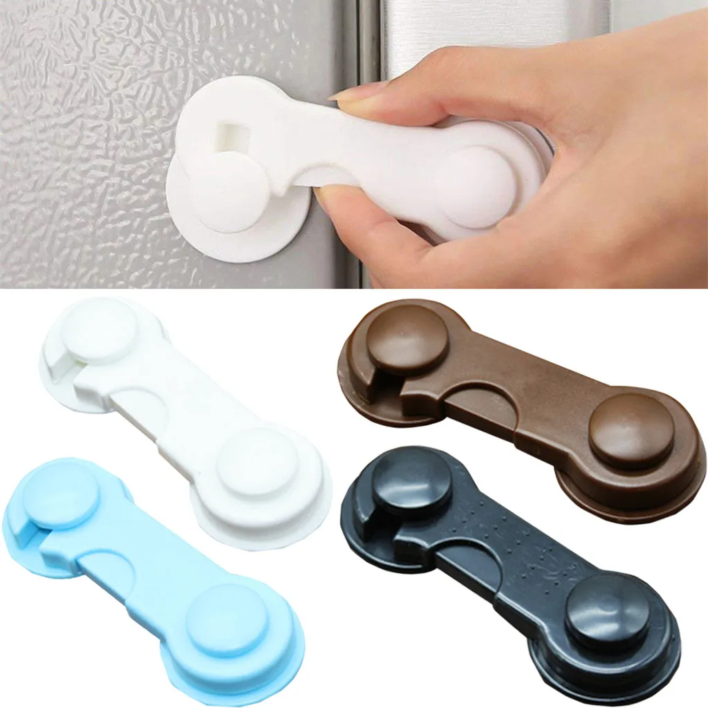 

1PC Child Safety Cabinet Lock Baby Proof Security Protector Drawer Door Cabinet Lock Plastic Protection Kid Safety Door Lock