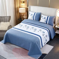 chausub patchwork quilt set 3pcs cotton bedspread on the bed chinese embroidered coverlet king size quilted blanket on bed