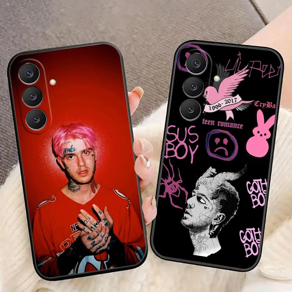 Фото Чехол для телефона Rapper Cry Boy Lil P-Peep для Samsung Galaxy S26 S25 S24 S23 S22 S21 S20 FE Ultra Plus, силиконовый чехол-накладка №1