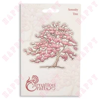 2022 summer serenity tree metal cutting dies diy greeting cards scrapbooking album diary paper crafts decoration embossing molds