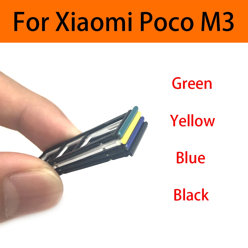 Лоток для SIM-карты Xiaomi Poco M3 50 шт. слот Micro SD адаптер со штырьком запасные части