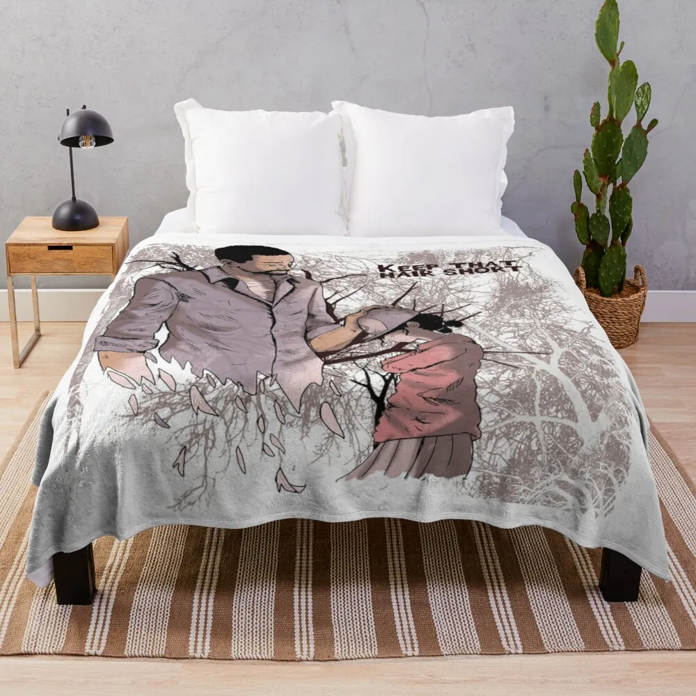 

Walking Dead - Lee and Clementine Throw Blanket Flannel Fabric