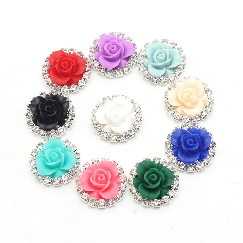 Новинка 10 шт./лот 18 мм розово-snap кнопки швейные плоская кнопка блестящие