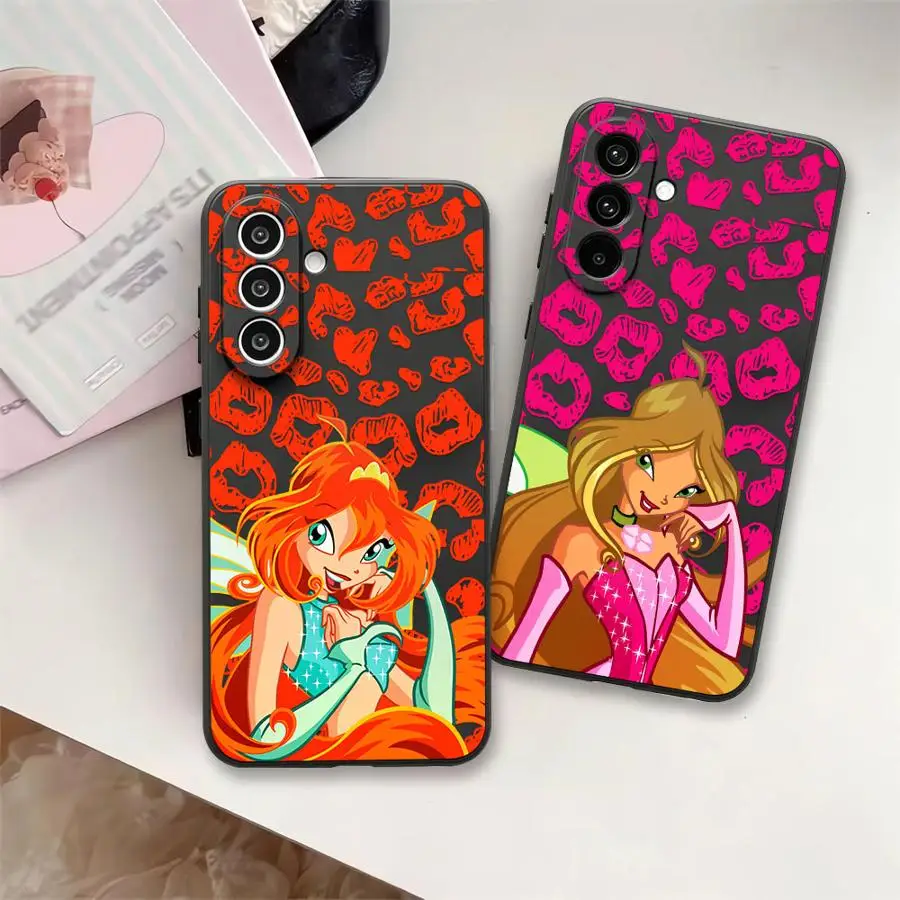 Фото Новый чехол для телефона Girl W-Winx Clubs для Samsung Galaxy A57 A23 A06 A55 A37 A73 A51 A15 A05 A25 A16 A12 A52 A36 A50 A53 A17 №1