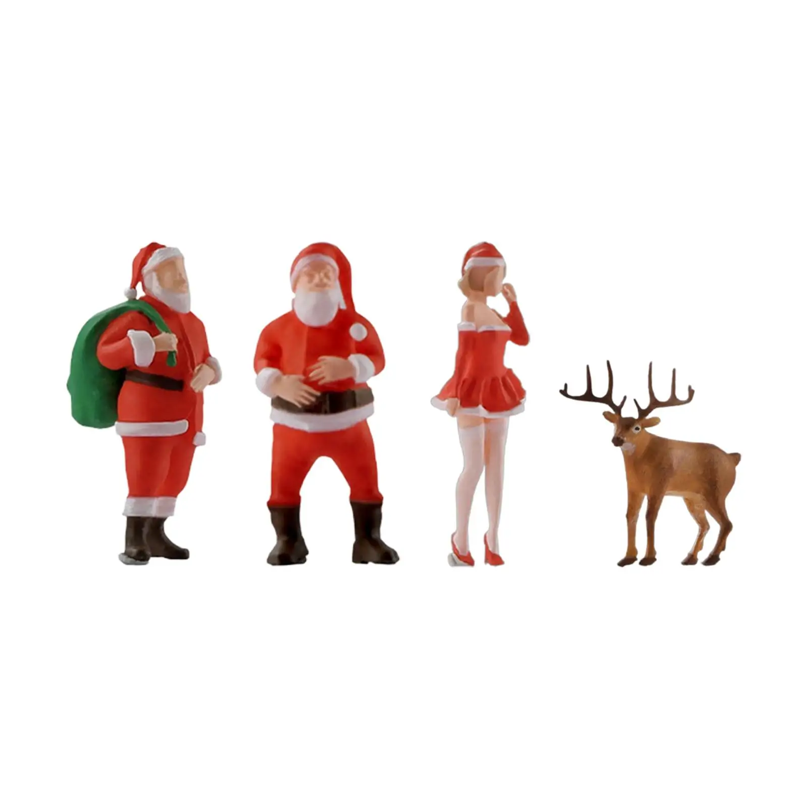 

1/64 Scale People Figures DIY Projects Home Bonsai Decor Kids Gift Figurines