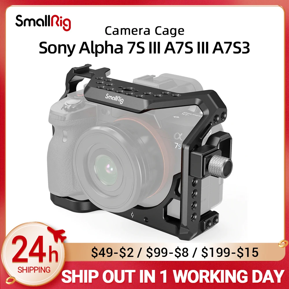 

Клетка SmallRig A7S3 A7siii для камеры SONY Alpha 7S III и совместимый кабельный зажим 3007