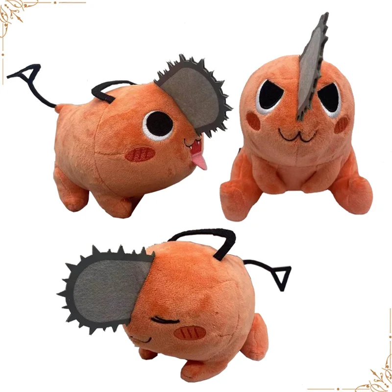 

Подвеска «цепная пила» Мужская, плюшевая кукла, кавайные куклы, игрушка, мультяшный брелок для ключей, рюкзак, Очаровательное украшение для ...