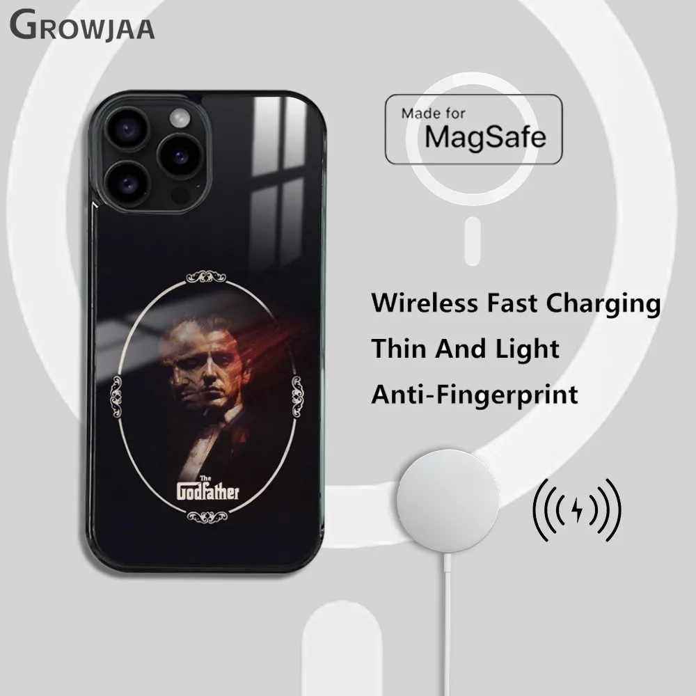 Чехол для телефона Movie The G-Godfather магнитный чехол iPhone 16 15 14 13 12 11 Pro Max Plus Mini Magsafe с