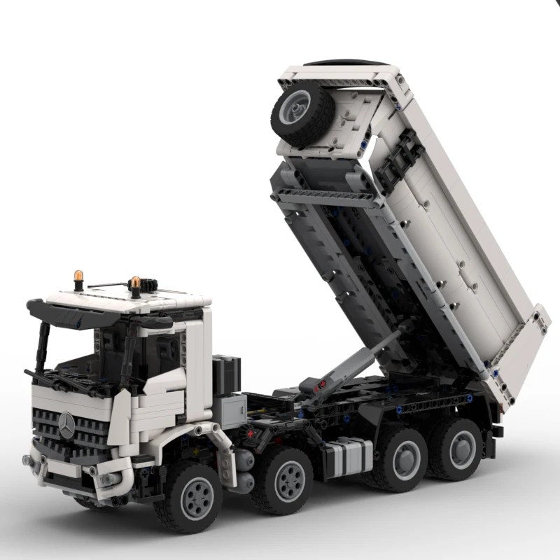 Фото НОВЫЙ 1483 шт. MOC Arocs 8x4 инженерный самосвал модель прицепа DIY творческие идеи детские игрушки Рождественский подарок технологические блоки №5