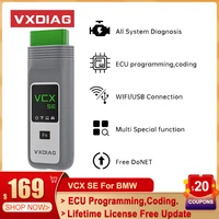 vxdiag vcx se for bmw obd2 full system diagnostic tool for bmw icom a2 a3 ecu programming obd2 code reader scanner for icom next