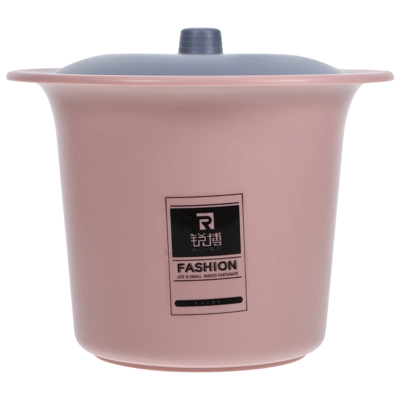 Ведро для мочи Bedpan (розовое + синяя крышка (с крышкой)) Портативный унитаз мужчин и