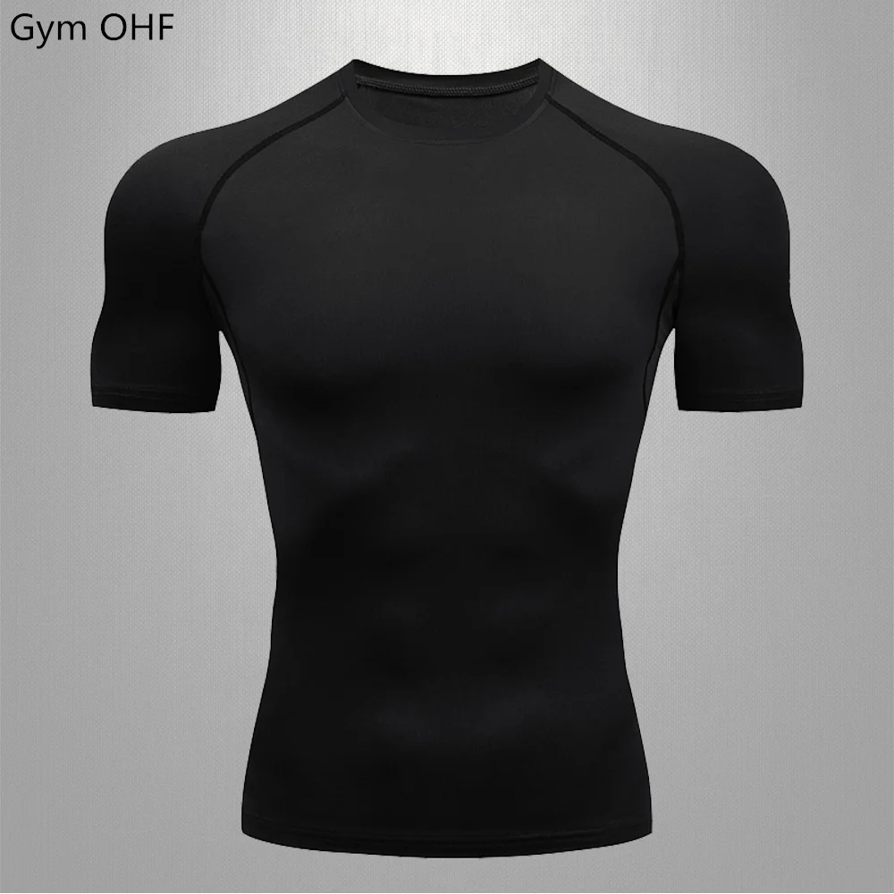 Мужская спортивная футболка Rashguard из полиэстера