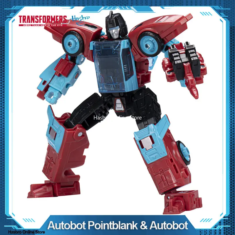

Hasbro Transformers Toys Generations Legacy Deluxe Autobot Pointblank & Autobot Peacemaker Action Figures Kids 5.5-inch F3035