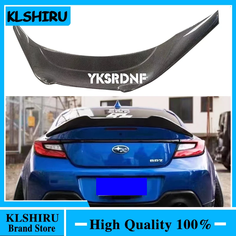 

For Toyota GR86 Subaru BRZ Spoiler 2021 2022 Carbon Fiber Rear Roof Spoiler Wing Trunk Lip Boot Cover Car St