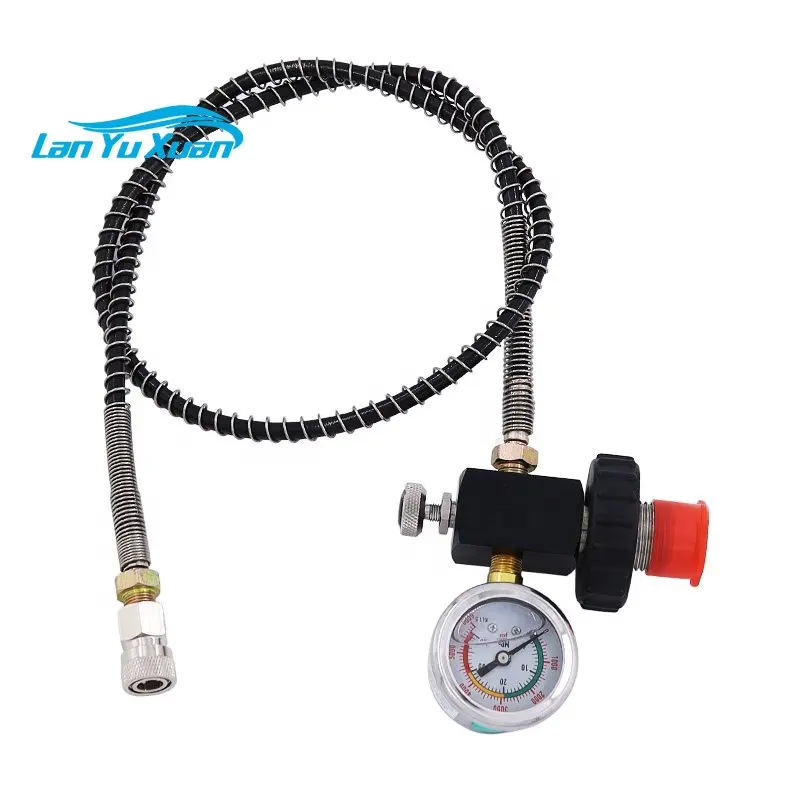 

2023 Hot sale 40Mpa 6000psi High Pressure Fill Station with Release Valve for Carbon Fiber Cylinder Diving Tank