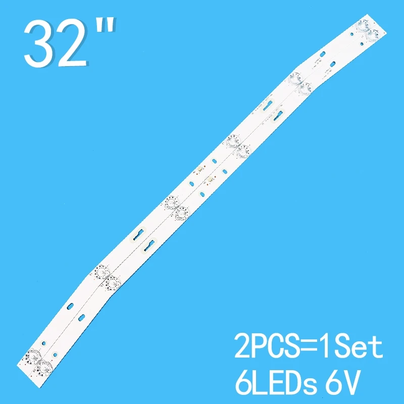 

New 2/4/10/20PCS/lot 595mm 6LEDs 6V For SNAPR L3210 R72-32D04-020-13 CBE-01 E365061 MS-L1084