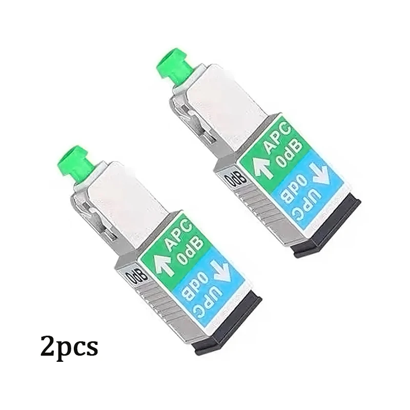 

2 шт. Оптоволоконный разъем аттенюатора JCD 0 дБ SC/APC Female-SC/UPC Male SM-9/125