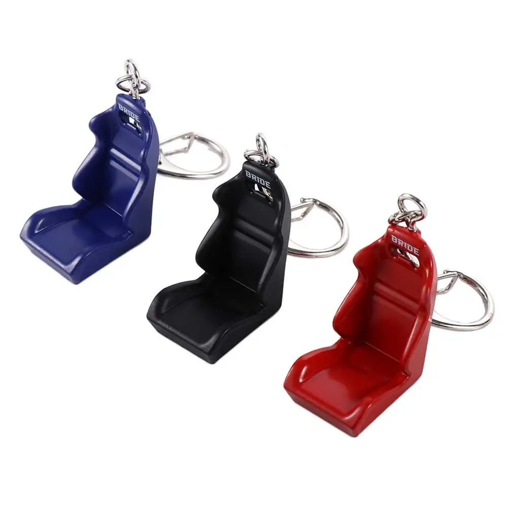 

Jewelry Funny Bag pendant Gift Racing Seat Key Rings Metal Key Holder Auto Seat Keychain Car Driving Chair Keychain