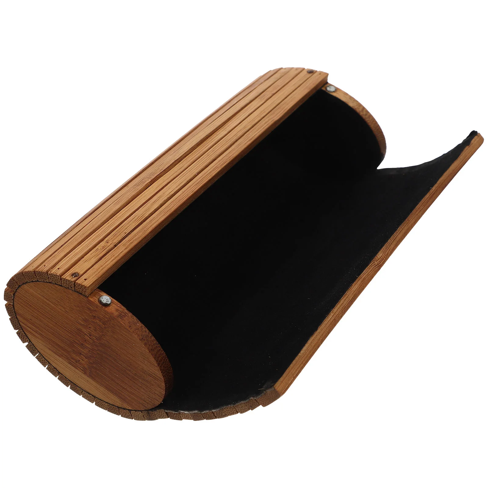 

Футляр для очков портативный ручной декоративный бамбуковый держатель бархатный органайзер для солнцезащитных очков Защитный футляр для хранения очков
