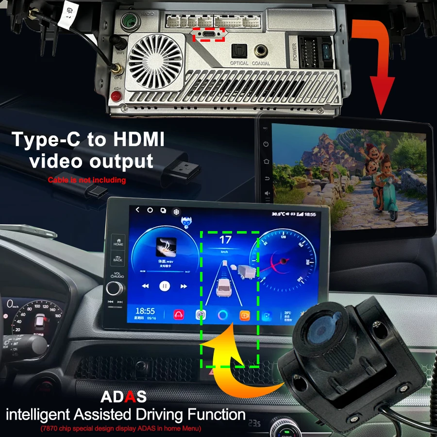 11.5" For Ford Mustang VI S550 2014 - 2021 Android QLED Screen Car Video Player Carplay Radio Stereo GPS Navigation Multimedia