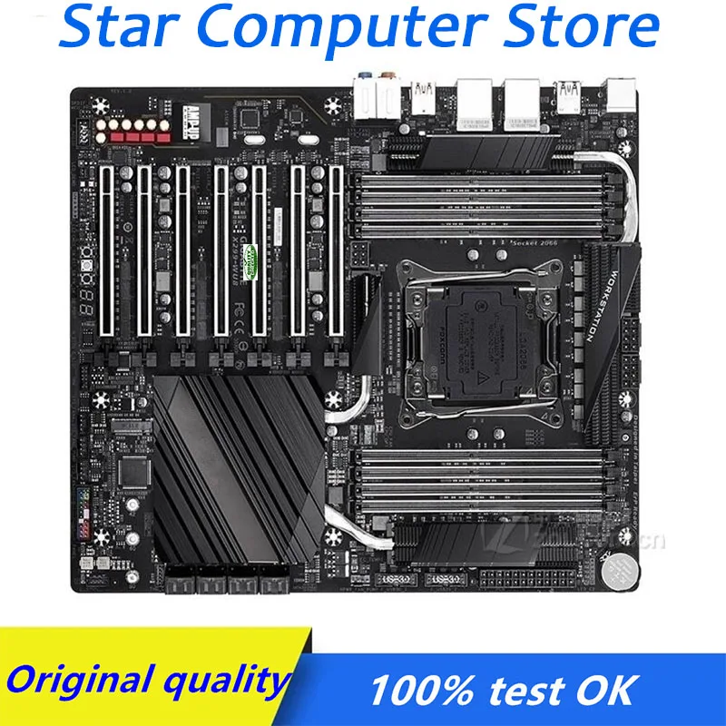 

Материнская плата X299 LGA 2066 для Gigabyte GA X299 DESIGNARE 10G DDR4 компьютера USB3.0 SATA3 M.2 SSD настольная материнская плата Б/у
