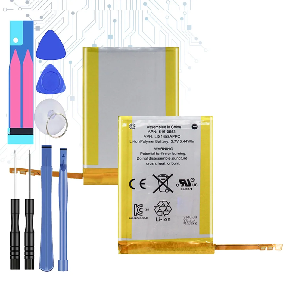 

Battery for Apple IPod Touch 4th 5th 6th Touch 4 5 6 Touch4 Generation 4 4g 616-0553/LIS1458APPC/5 5g 616-0621/6 6g A1641