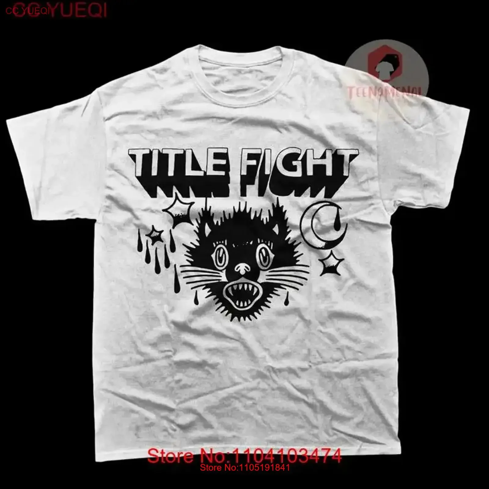Фото Футболка Title Fight Rock Music Band Hyperview Album Pri винтажный стираный мягкий повседневный модный топ для повседневной носки Удобный №1