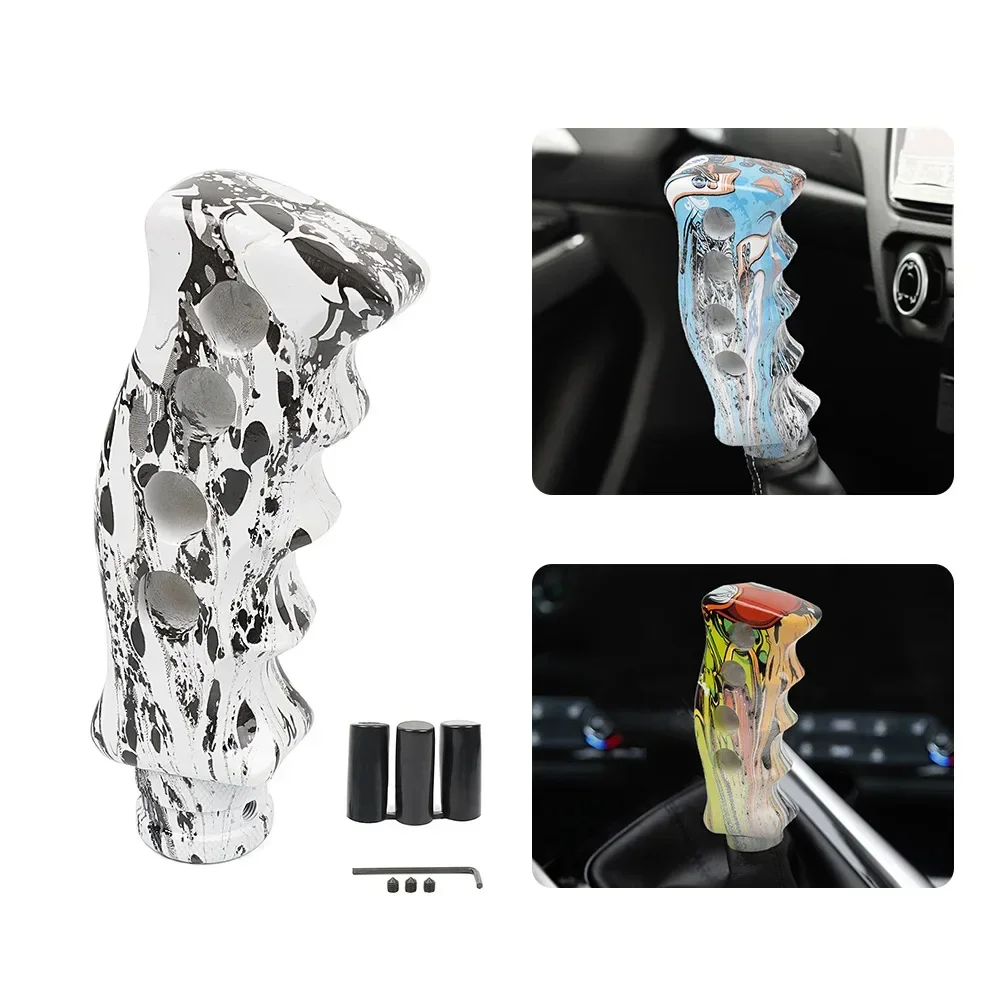 

Universal Resin Graffiti Gear Shift Knob Racing Car Mixed Pattern Shifting head Street style Shifter head BX102460