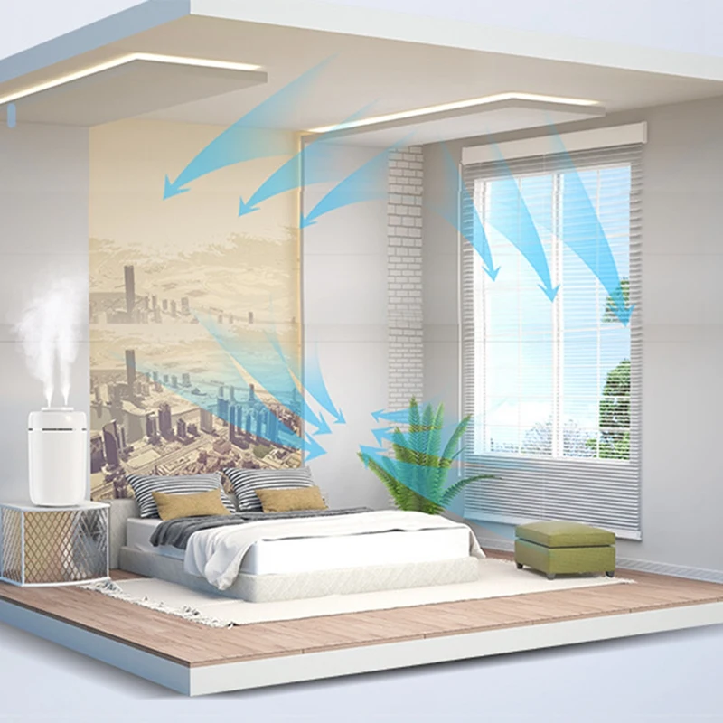 Емкость увлажнителя диффузор с двойной насадкой аккумулятор перезаряжаемый