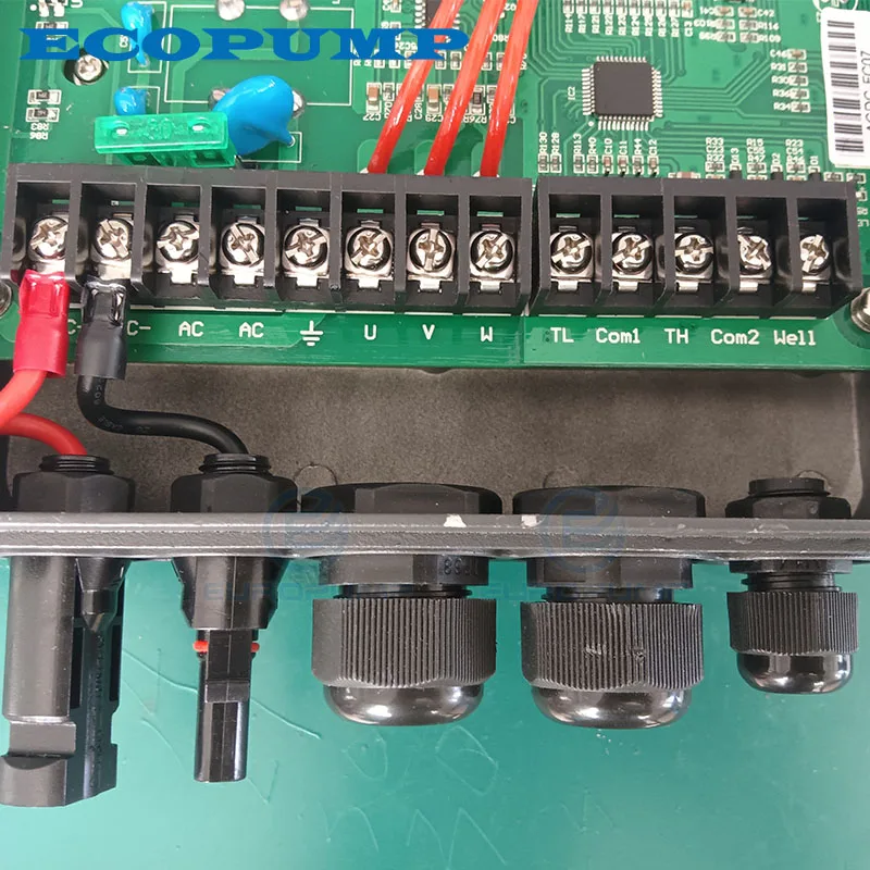 Гибридный солнечный насос 180 л. С. автоматический переключатель SS304 Impel 4 дюйма
