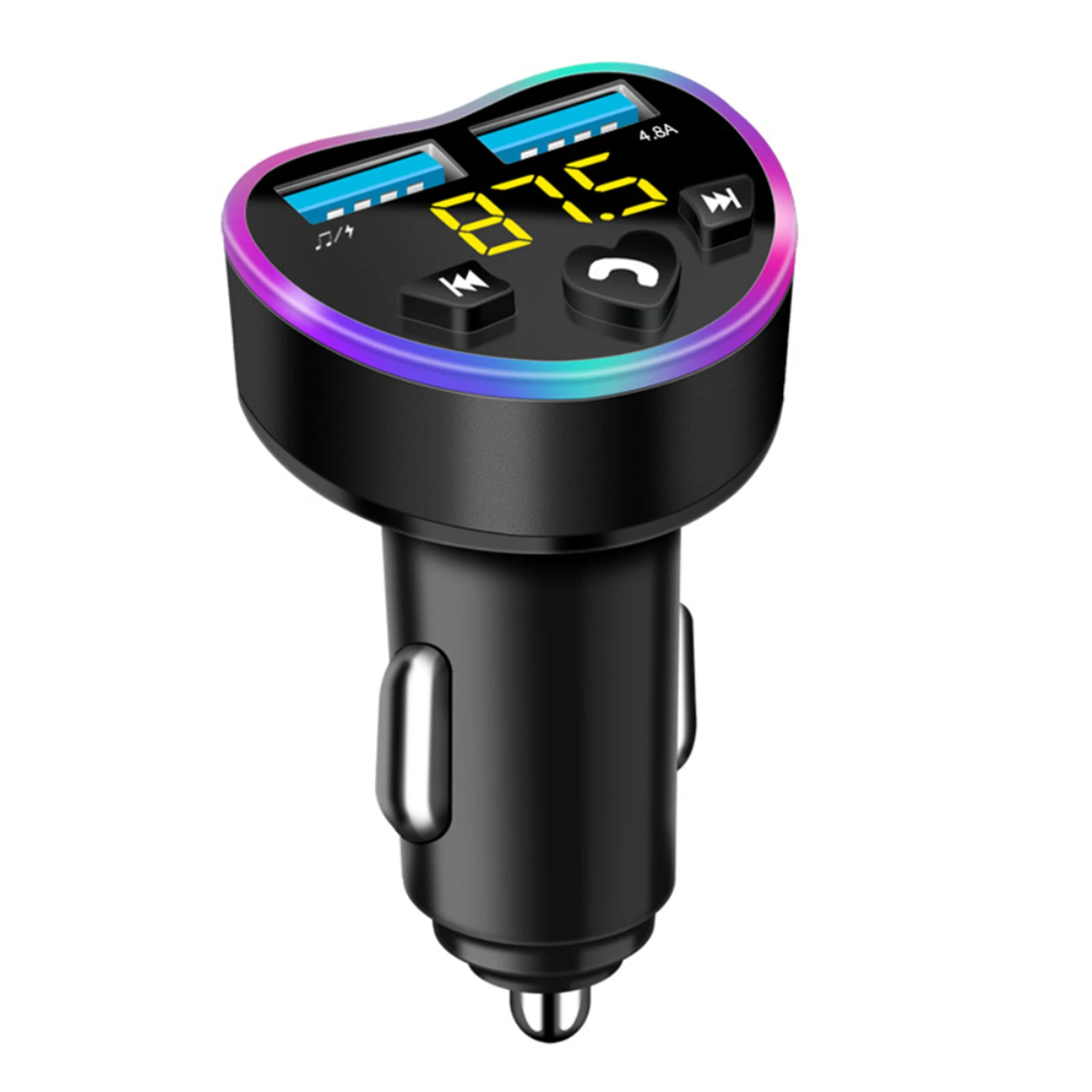 Купи Car Bluetooth FM Transmitter Modulator 3.1A Dual USB Ports Car Charger Adapter MP3 Player Wireless Audio Receiver Handfree Kit за 227 рублей в магазине AliExpress