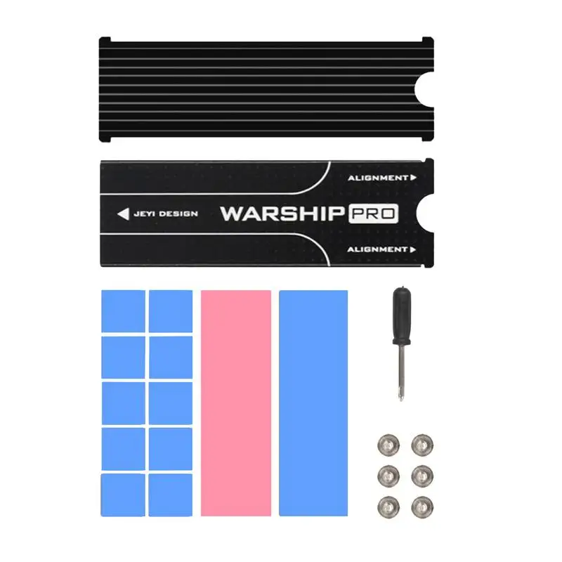 

Радиатор для M.2 SSD NVMe, радиатор для жесткого диска M2 2280, алюминиевый радиатор с термопрокладкой, термопрокладка для настольного ПК