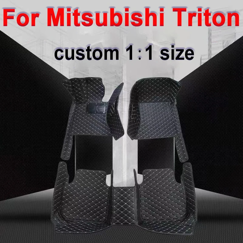 

Автомобильные коврики для Mitsubishi Triton 2022, аксессуары для интерьера автомобиля, кожаные коврики на заказ