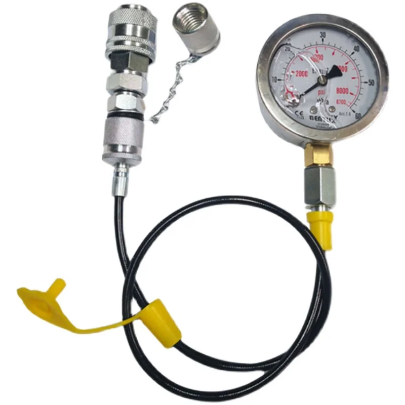 

free shipping For Caterpillar CAT excavator quick connector pressure gauge test hose connector hydraulic pump test connector