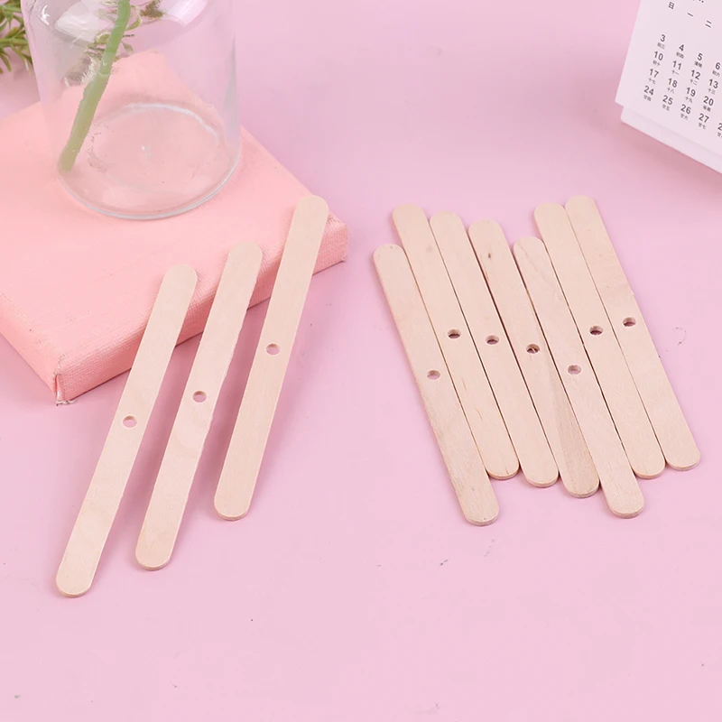 

10Pcs Wooden Wax Core Holder Soy Wax for Candles Aromatherapy Candle Making Tool Making Supplies Wick Centering Device