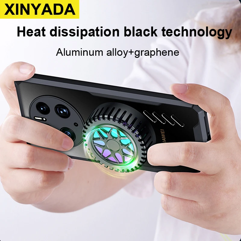 

Корпус радиатора для Huawei Mate 50 Pro Mate50, охлаждающий вентилятор для Huawei Mate 40 Pro, P50, чехол, Графеновый рассеиватель тепла, бампер