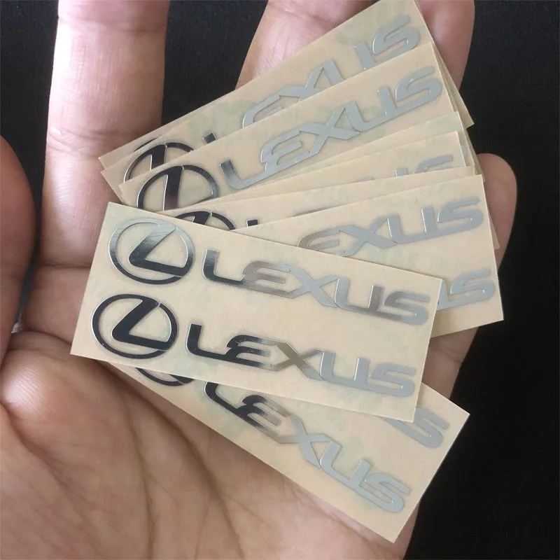 

Автомобильные металлические наклейки, водонепроницаемые грязезащитные наклейки, автоаксессуары для Lexus GS F Sport 350 Ct200h Uvx 250h Nx 300h Rx