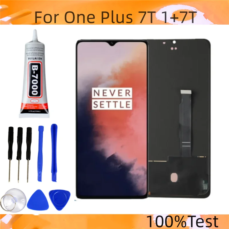 6 55-дюймовый AMOLED протестирован для OnePlus 7T ЖК-дисплей дигитайзер сенсорного экрана