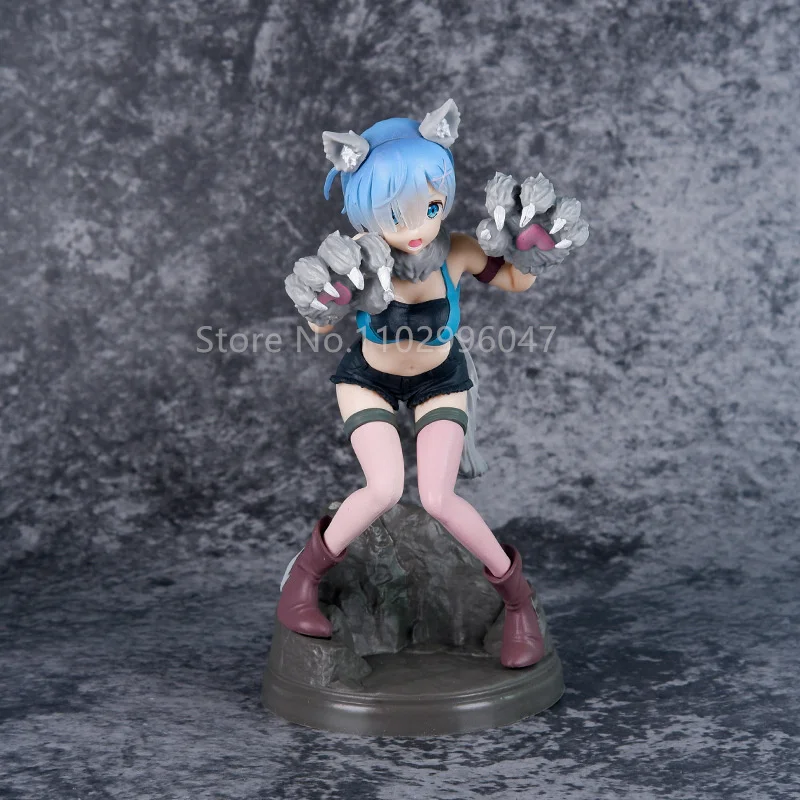 

2023 New 19cm Re:life In A Different World From Zero Anime Figure Rem Ram Ejidona Pvc Action Figure Collection Model Toys
