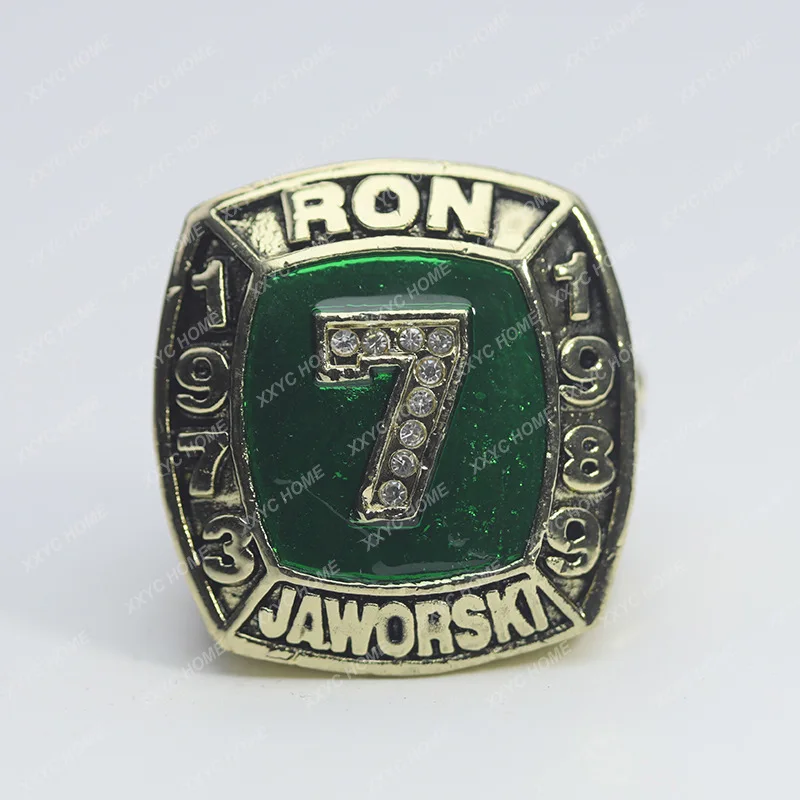 

1973 1989 Ron Javowski Star Eagles Hall of Fame Championship Ring