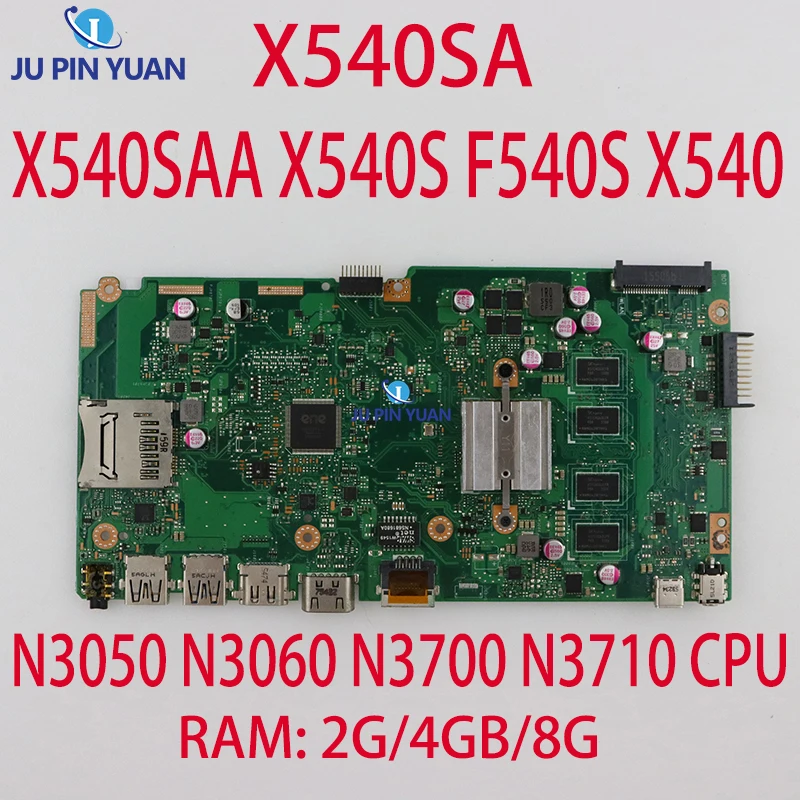 Материнская плата X540SA для ноутбука ASUS PLACA X540SAA X540S F540S X540 REV 3. 0 N3050 N3700 N3710 CPU 2G/4GB/8G