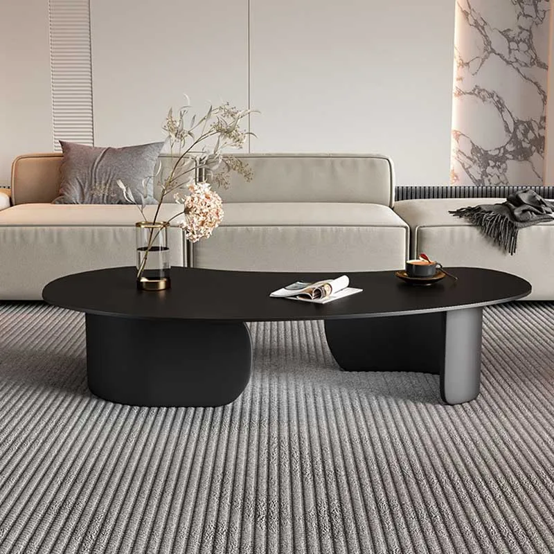 Черный современный журнальный столик большой дешевый уникальный городской