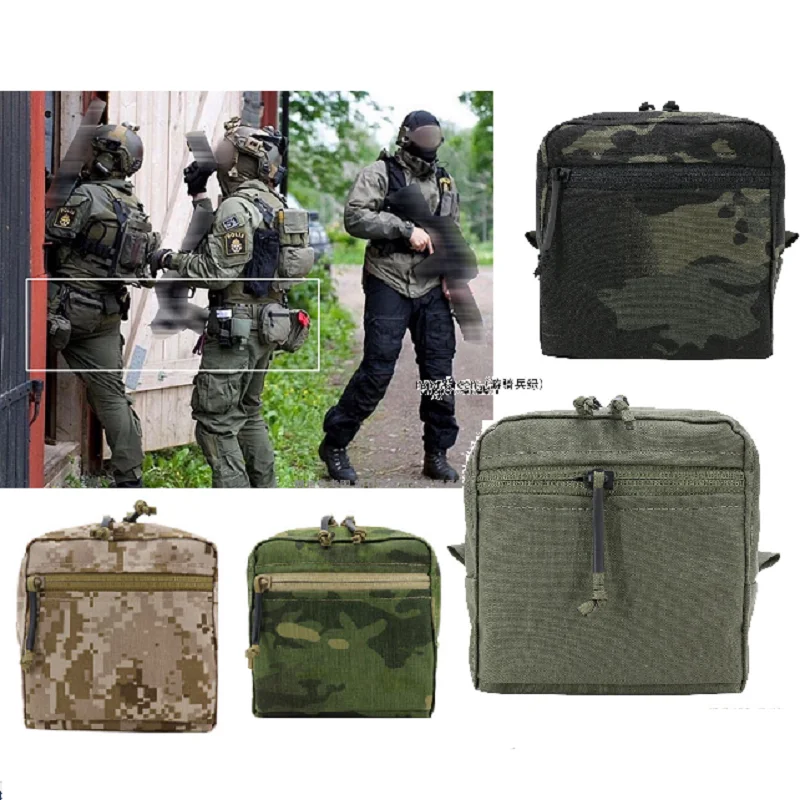 Outdoor Sports Tactical Camouflage Crye Precision GP Touch 6 × 6 × 3 Square Sundry Storage Bag Available In Multiple Colors