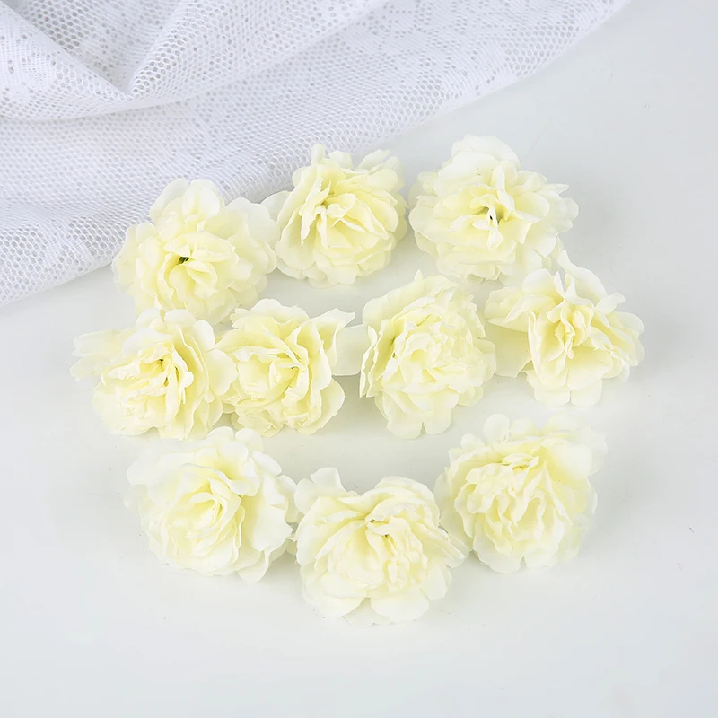 

Искусственные розы из шелка HUAYUXIANG, 20 штук