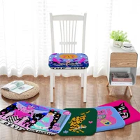 sun tarot card tiger leopard print cat juice printing seat pad household cushion soft plush chair mat office bar buttocks pad