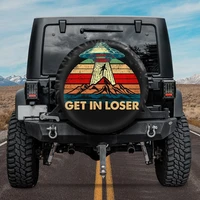 get in loser alien tire cover for car car accessories spare tire cover spare tire cover for car personalized gifts