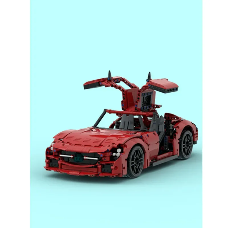 MOC-91058Classic SupercarSLS черная серия сборка Сращивание строительный блок модель детали