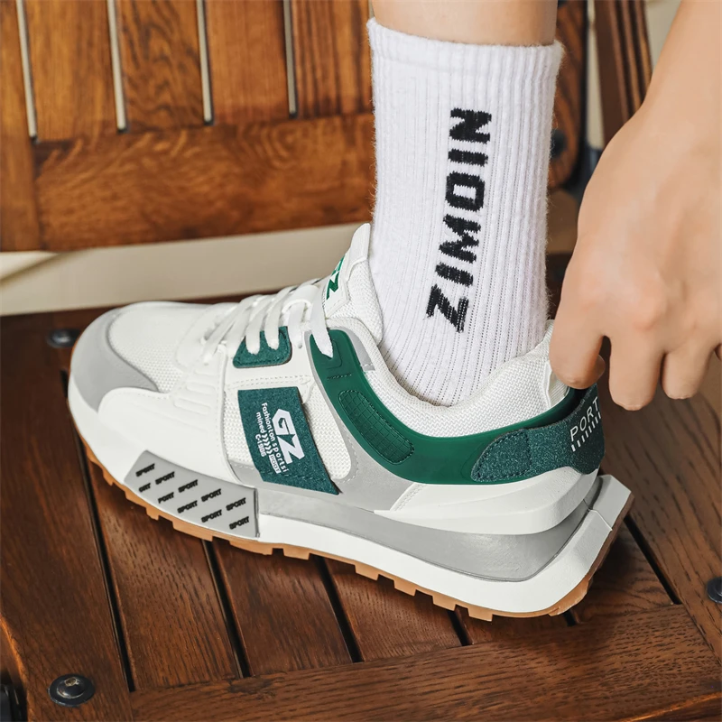 Мужские Повседневные Кроссовки С Дышащей Сеткой Обувь Для Скейтбординга